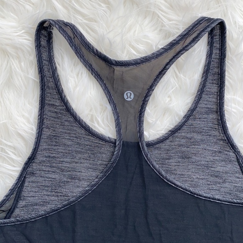 Lululemon | Gray Mesh Back Tank Top - Picture 11 of 14
